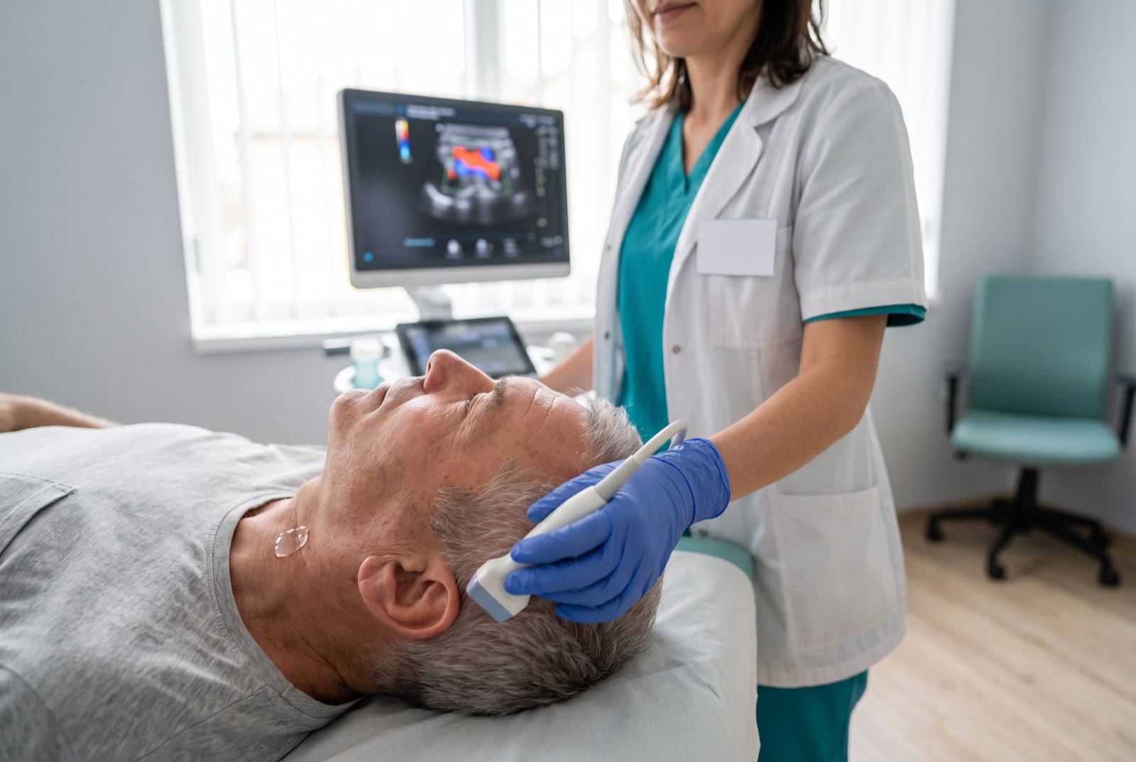 Ecografia Doppler carotidiană: ce arată despre arterele care hrănesc creierul